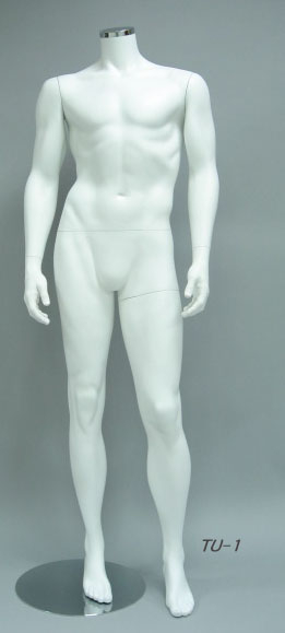 男無頭全身模特兒TU-1